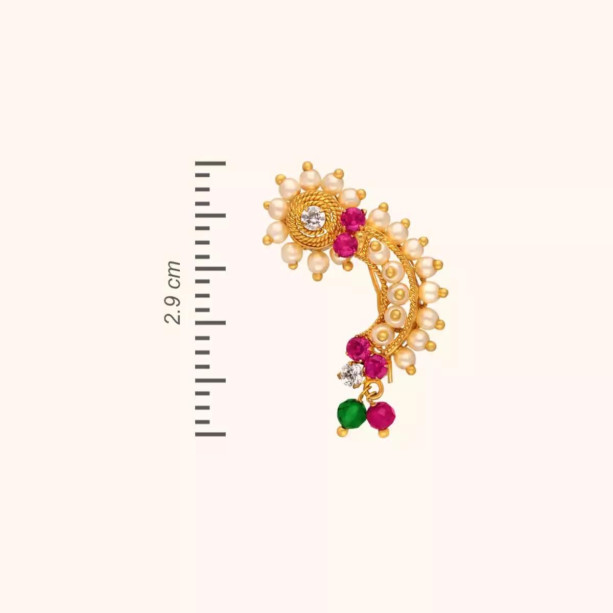 22 KT Gold Nose Pin