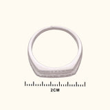 The Perfect Simple men's Silver Ring