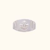 Sleek Men's Silver Ring