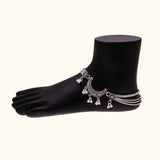 Opulent Silver Payal