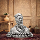 Shivaji Maharaj - Antique Silver Idol