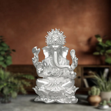 Sacred 925 Silver Ganpathi Murthi
