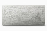 Silver 1000Rs Note 1000g