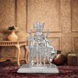 Datta With Cow - 925 Silver Idol