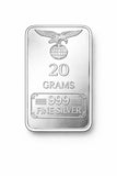 999 Silver 20 Gram Bar
