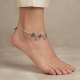 Graceful Silver Payal