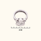 Ganesh Ji Silver  Mens Ring