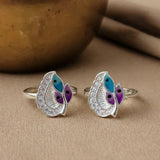 Traditional Meenakari Toe Ring