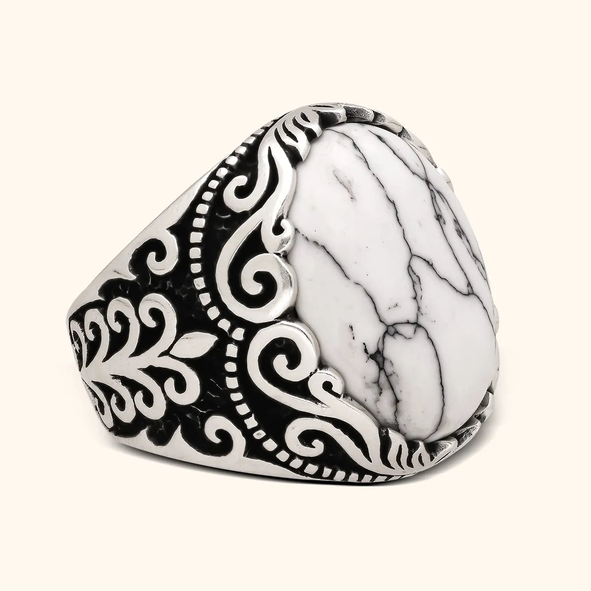 Silver turkish ring deals