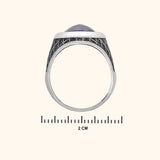Sleek Silver Men's Ring