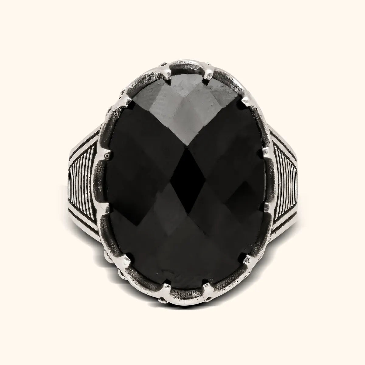 92.5% Handmade Sterling Silver Turkish Men's Gemstone Ring at Rs 1700/piece  in Jaipur