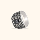 Silver Men's Fashion Ring