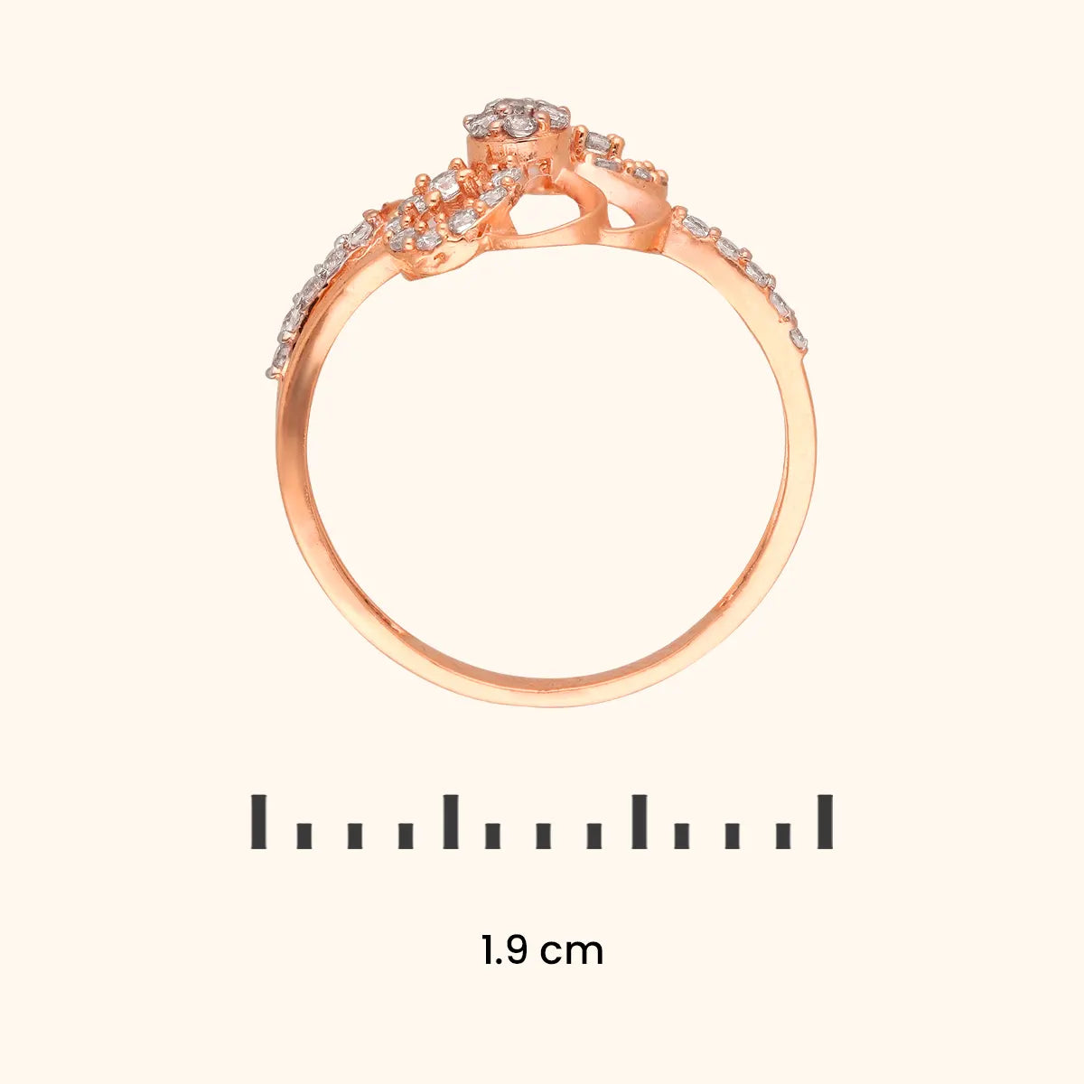 Rose Flower Ring - 18KT
