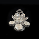 Royal Reflections Silver Dry Fruit Box - Silver Utensils, Articles & Gift Items