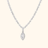 Enchanting 925 Silver Necklace, Bracelet & Ring Set