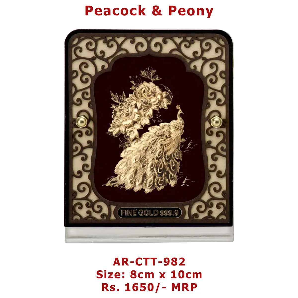 Peacock & Peony Table Top Frame M size