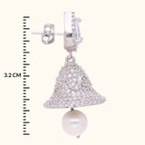 Glamorous Rhodium Jhumka Designs