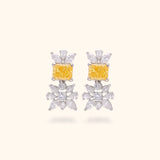 Gleaming 925 Silver Dangler Earrings