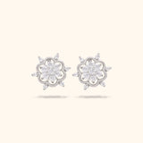 925 Silver Sparkling Studs Earrings