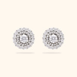 925 Silver Circle Stud Earrings