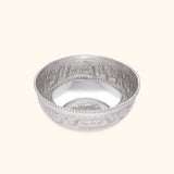 Silver Splendor Engraved Decorative Bowl