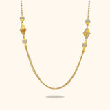 Mixing and Matching Gold Chain for womes's 22KT