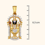 Gold Balaji Pendant