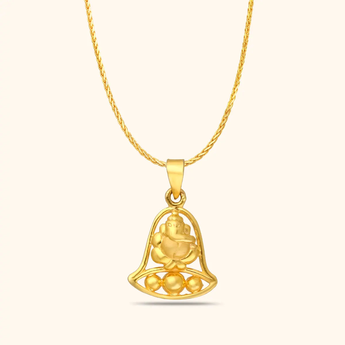 Ganpati Pendant - Gold