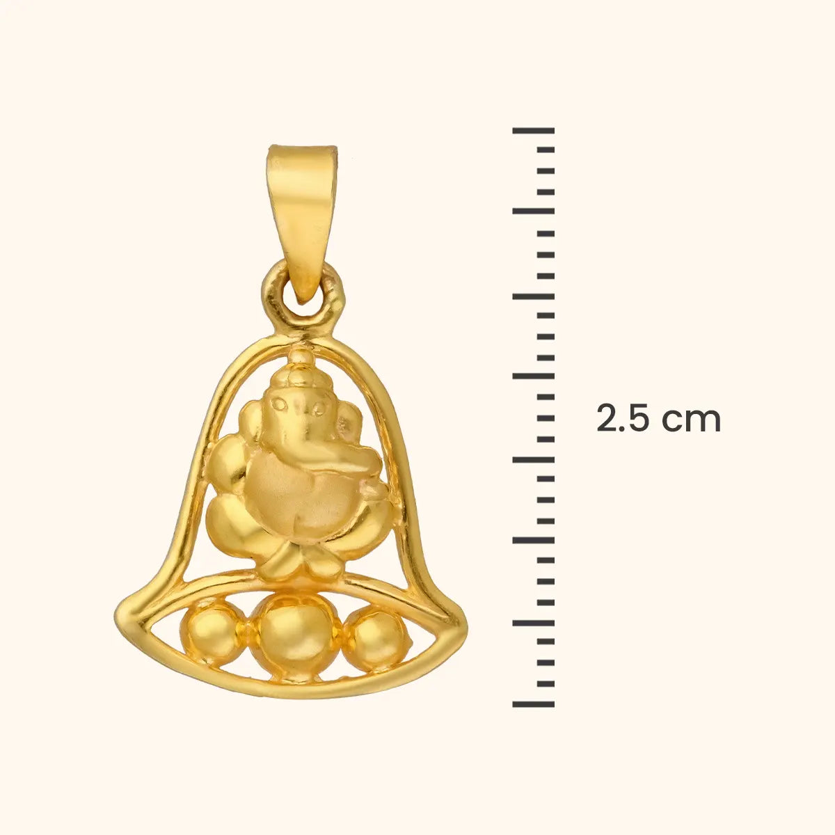 Ganpati Pendant Gold RANKA JEWELLERS