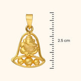 Ganpati Pendant - Gold