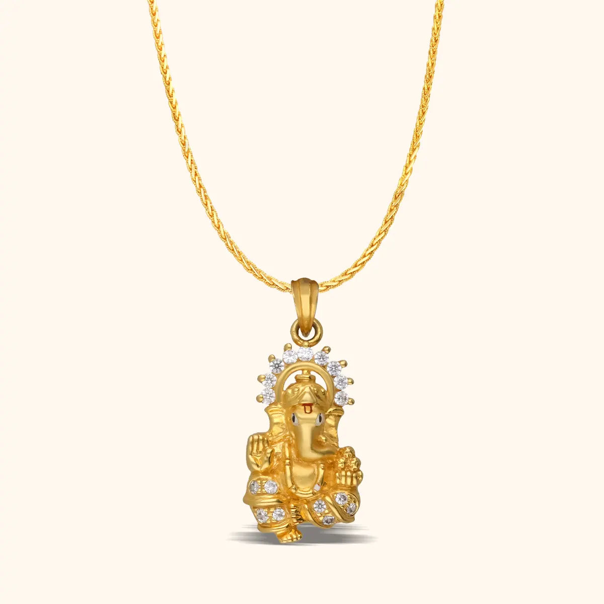 Gold Ganpati Pendant