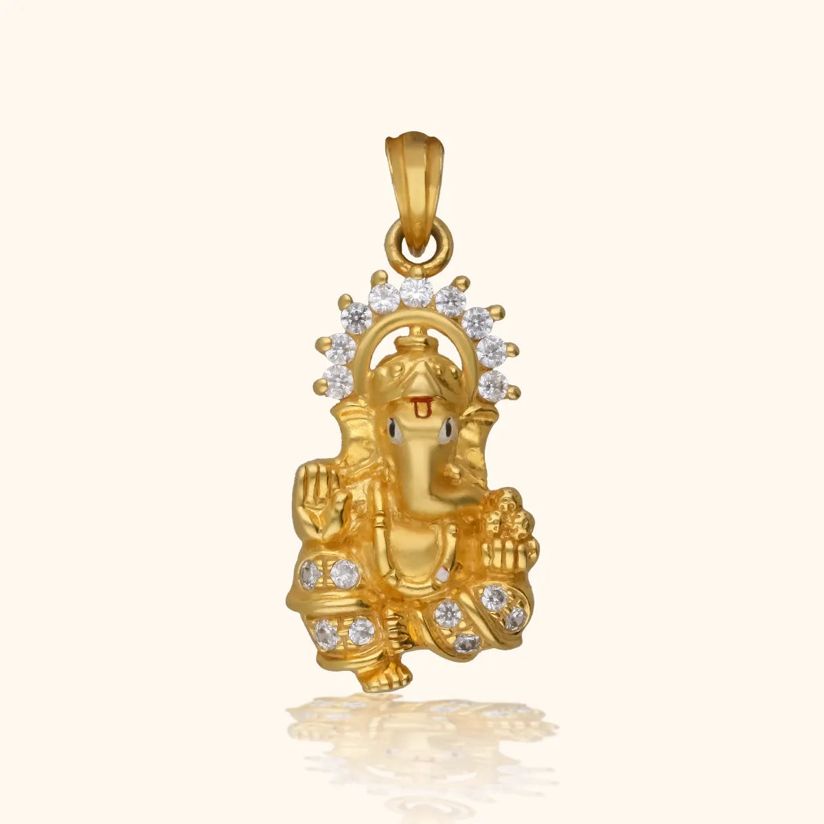 Gold Ganpati Pendant