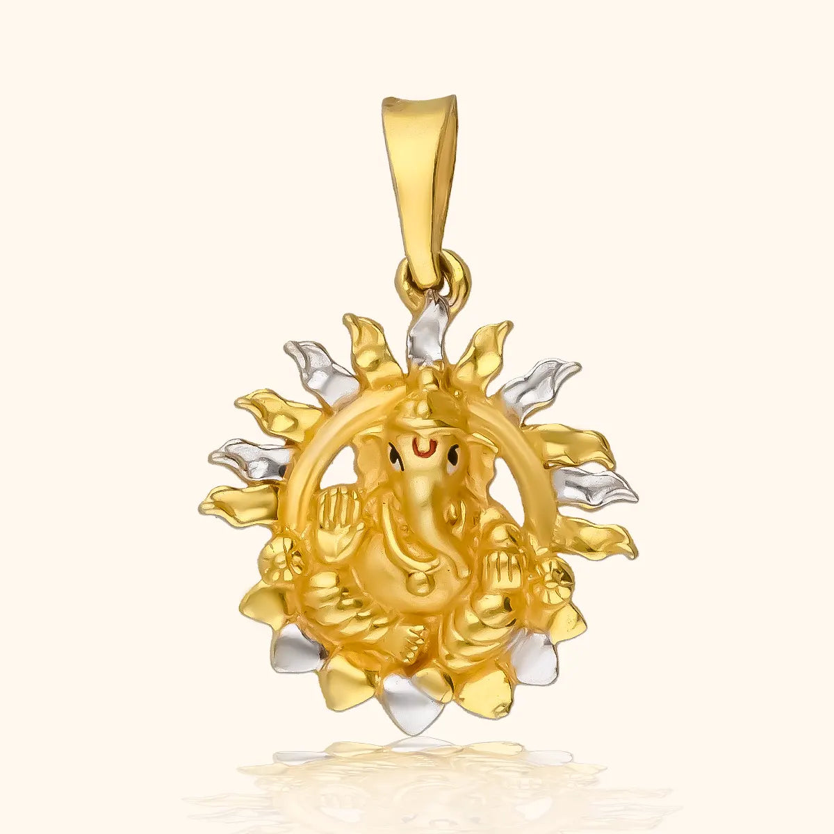Gold Ganesha Pendant 22KT RANKA JEWELLERS PC PRIVATE LIMITED