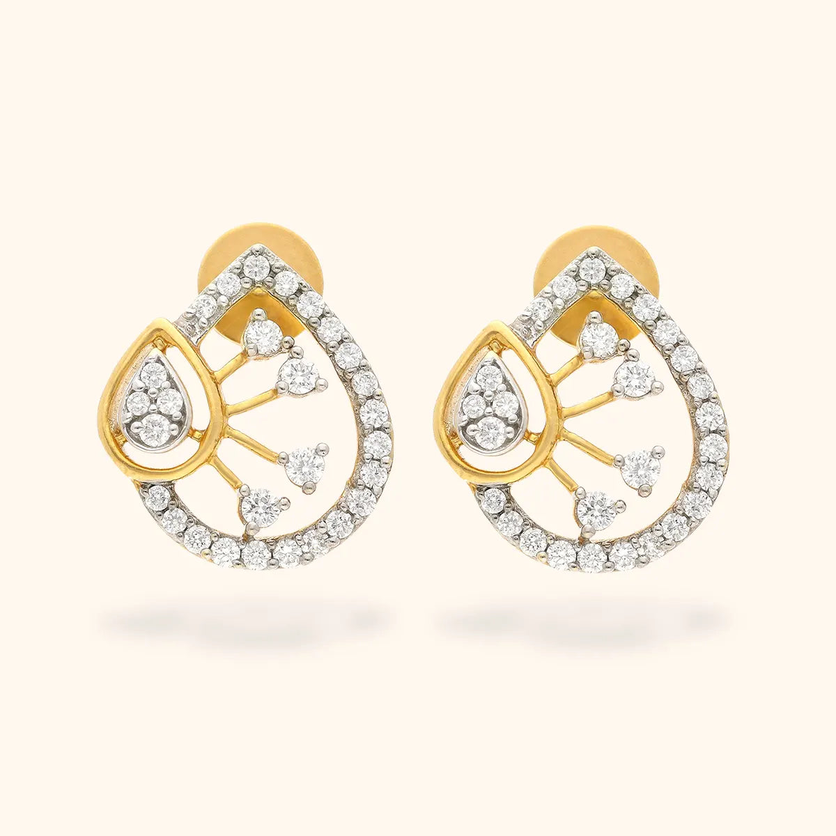 Earrings that Sparkle like Stars Diamond Earring 18KT