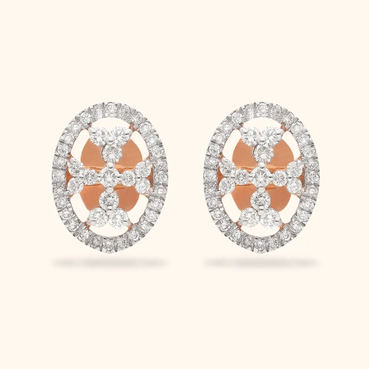 Adorning Ears with Perfection Diamond Earring 18KT