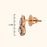 Ears Adorned with Brilliance Diamond Earring 18KT