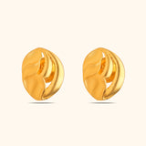 Gold Stud Earrings-22KT