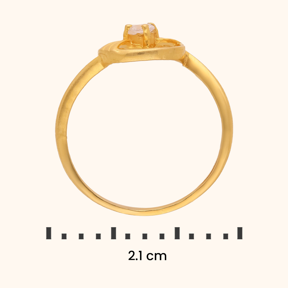 22KT Gold Floral Ring – RANKA JEWELLERS