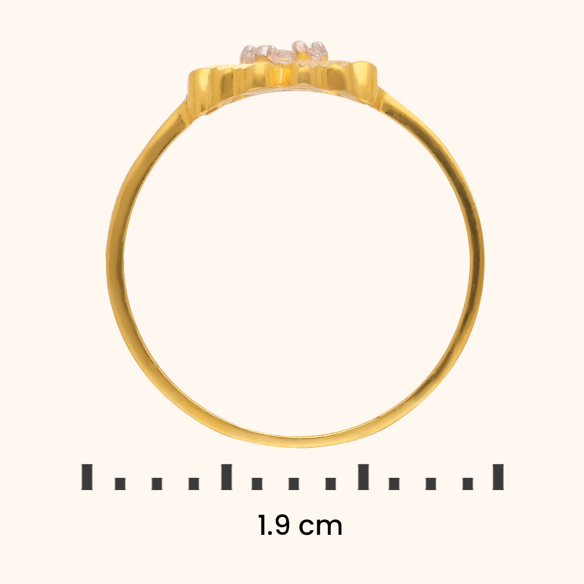 Flower Pattern Ring-22KT Gold