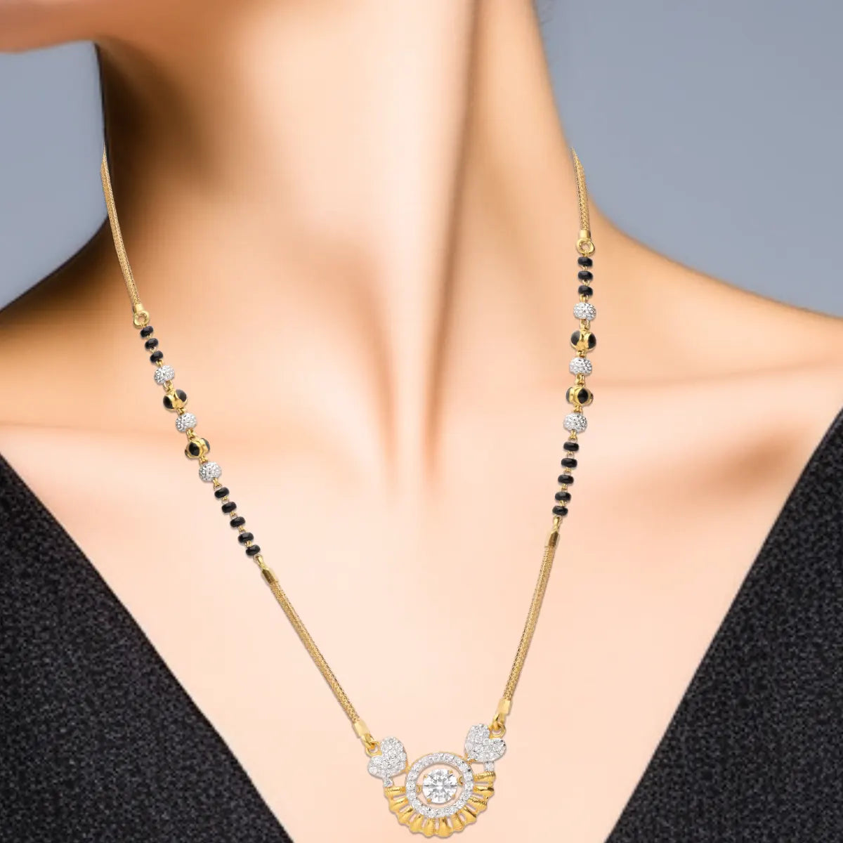 Mini ganthan chain design on sale