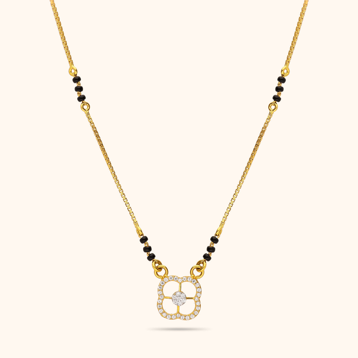 Gold mini ganthan designs with best sale price