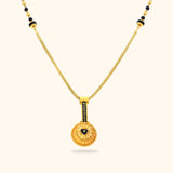 daily wear short mangalsutra in gold