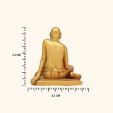 22KT Gold Swami Samarth idol - Gold Idols / Murtis