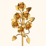 Gold Plated Flowers for Ganpati - Silver