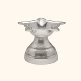 Gleaming Silver Niranjan - Silver Pooja Items / Silver Puja Samai
