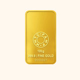 MMTC-PAMP LOTUS 24K (999.9) 100 GM GOLD BAR