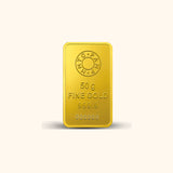 MMTC-PAMP LOTUS 24K (999.9) 50 GM GOLD BAR