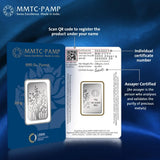MMTC PAMP 999.9 Purest 100 gm Banyan Tree Silver Bar