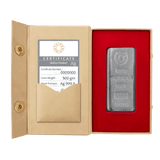 MMTC PAMP 999.9 Purest 500 gm Casted Silver Bar