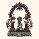 Shree Chandraprabhu Swami-Silver Idol